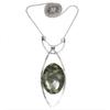 Prehnite Pendant Gifted  Gemstone  Lot Plated Necklace Natural Multi