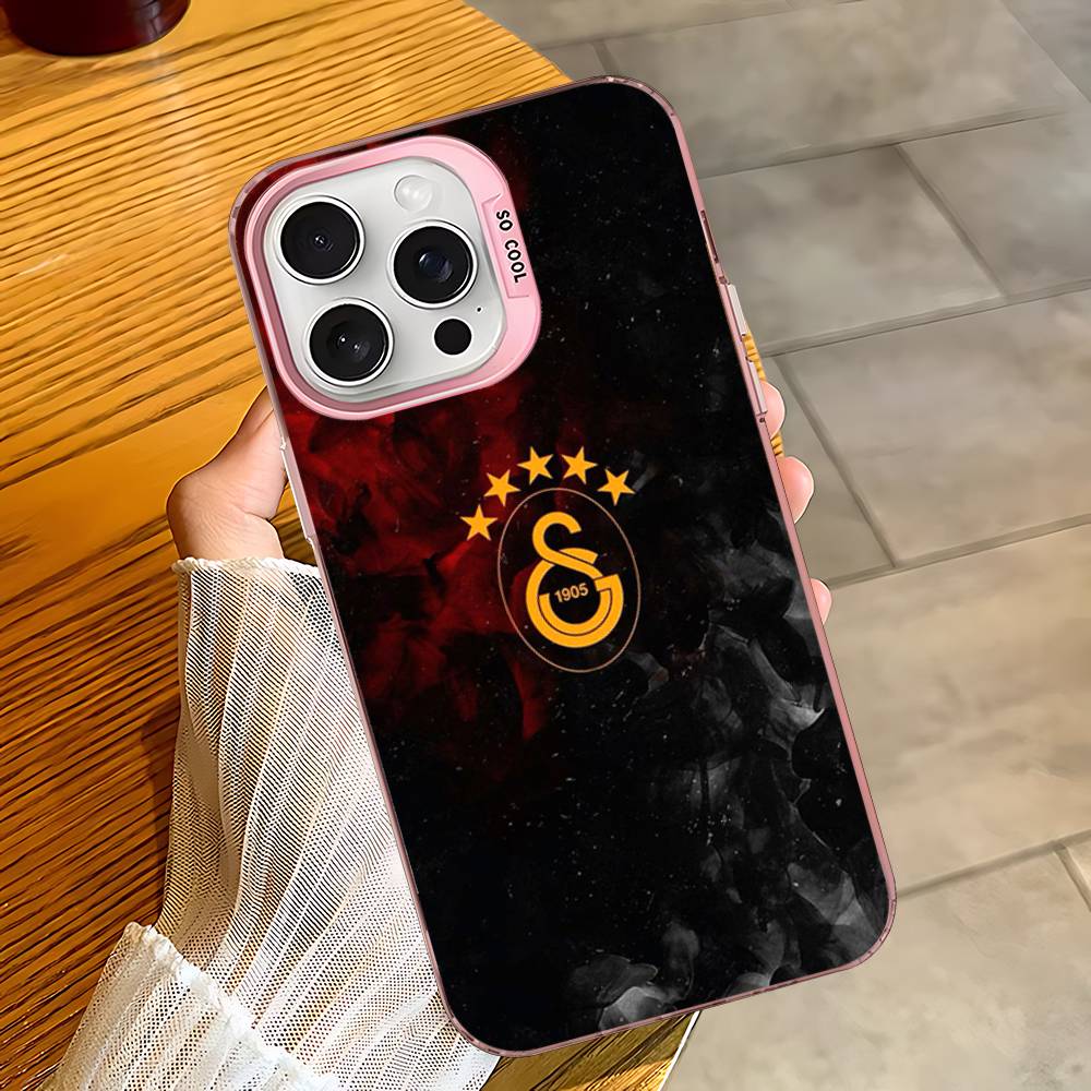 Футбольная команда Галатасарай Цветной Чехол для Телефона Для IPhone 17 16 15 14 13 12 11 Pro Max Plus Pro Корпус