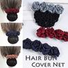 Hair Accessories Bow French Hair Clip Barrette Women Hair Bun Cover Net Snood Hairnet Flower
