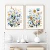 Abstract Floral Minimalist Watercolor Canvas for Living Room Sofa Wall