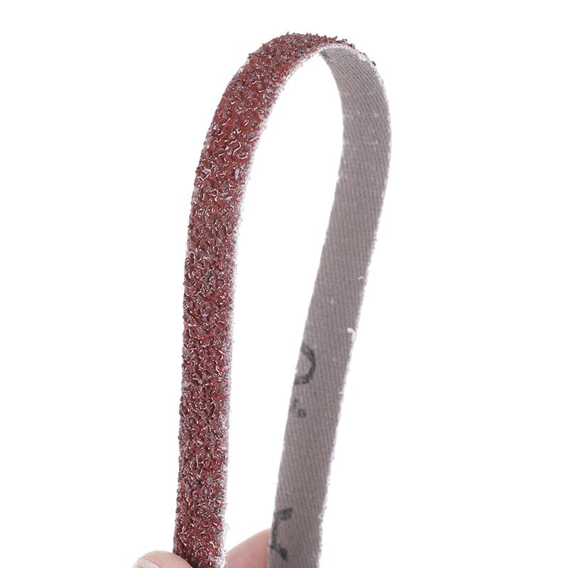 10 шт. Ленты для шлифовальных лент для электроинструмента шлифовального станка зернистостью 40,60,80,100,120,180,320