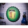 Decorative Metal Bottle Caps Wall Sign Plates - 14X14 Inches – Premium-Beer | Metal Wall Hanging Bottle Cap for Home, Farmhouse, Bar & Cafe