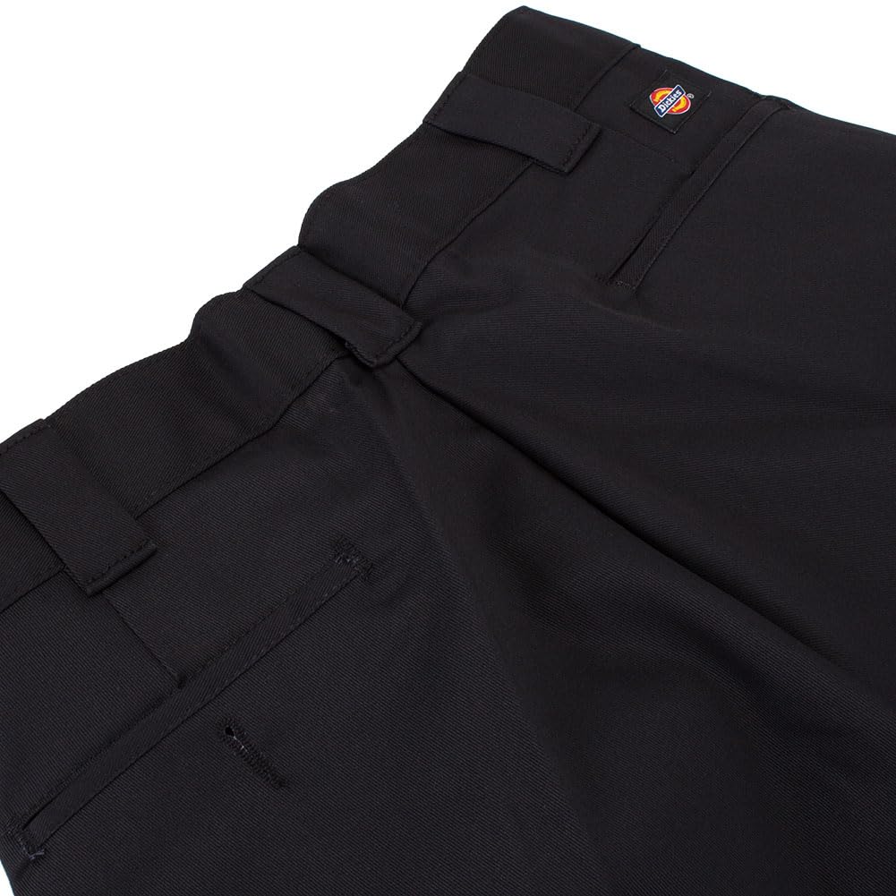Брюки Dickies Slim Fit с низкой посадкой WP873, Мужские рабочие брюки чинос, Большие размеры, Черные (BK), W42L32 [Параллельный импорт]