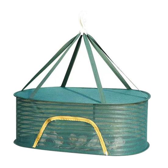 1/2/3-слойная подвесная сетчатая сушильная корзина U-образная конструкция на молнии для еды, рыбы, одежды, подвесная сетка для сушки, уличная складная подвесная сетчатая сушилка