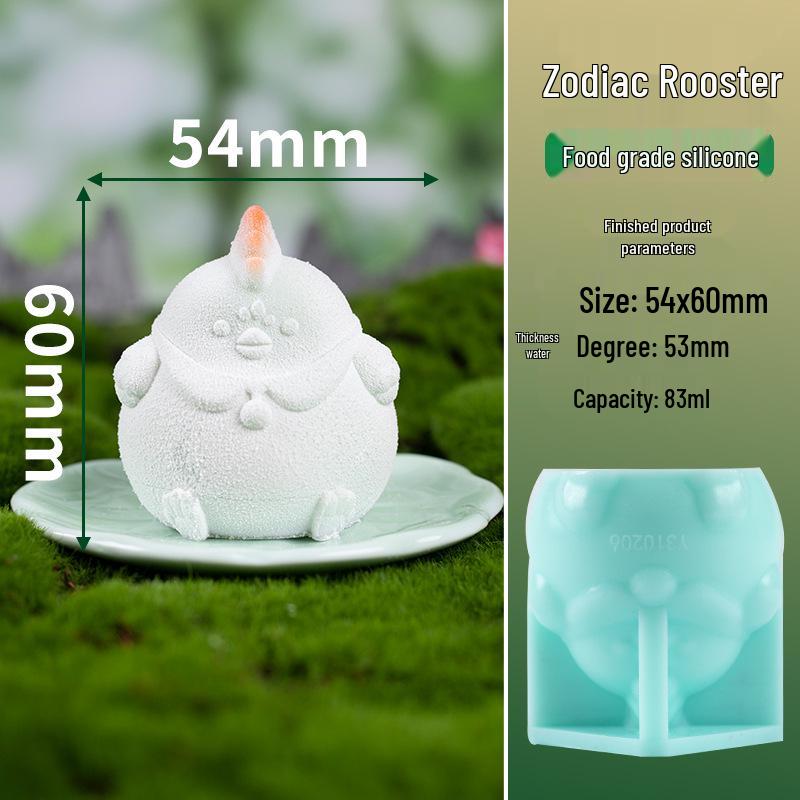 **Силиконовые формы со знаком зодиака: 3D Мультяшный Набор для Украшения Шоколада и Тортов**