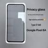 Защитное стекло для экрана Google Pixel 9a/9proXL, полное покрытие, с защитой от подглядывания, из закаленного стекла