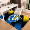 Parramatta Eels Team Crest Area Rug Office rug, Chair Rug, Decor Carpet Livingroom bedroom Mat, Large Size Fan gifts Christmas gifts