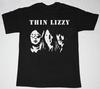 Мужская футболка группы Thin Lizzy Черная Унисекс Хлопок Все размеры 84 Унисекс Футболка
