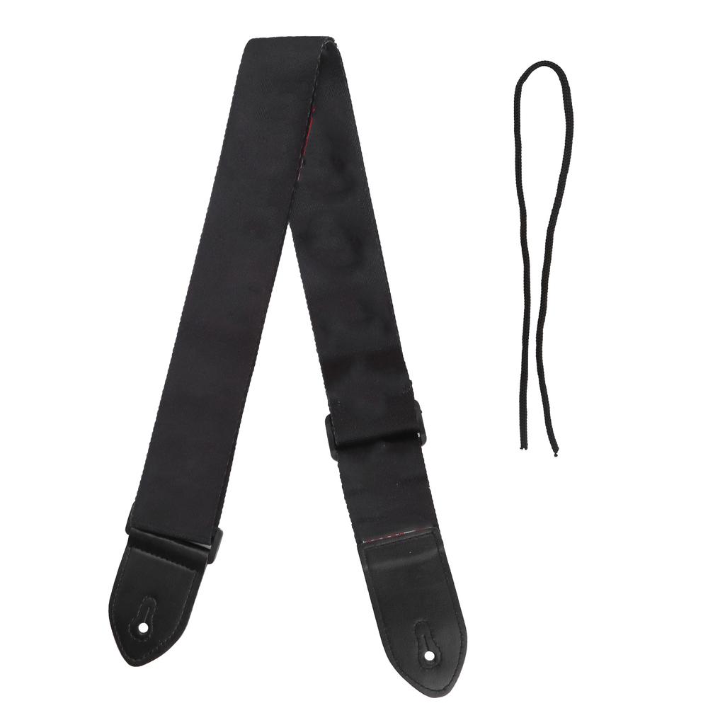 Плечевой гитарный ремень с принтом, расписанный, регулируемый аксессуар с концами из ПУ кожи для акустической гитары