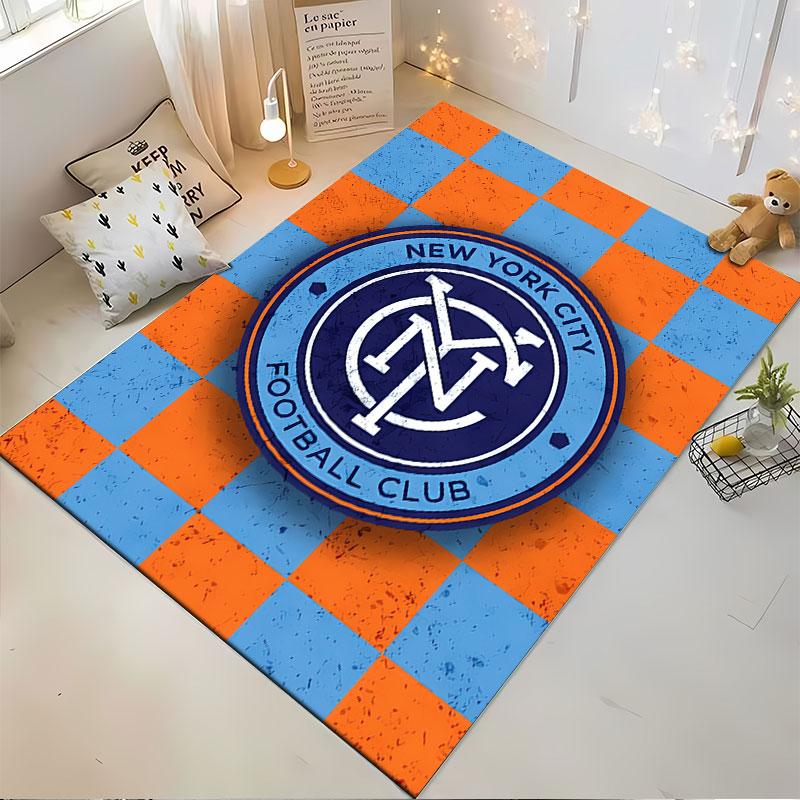 New York City FC Logo Carpet suitable as a non-slip mat for the living room or bedroom sofa