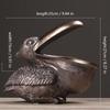 Орнамент в виде птицы пеликан ретро смола ключ ювелирные изделия хранение тукан прихожая гостиная чайный столик домашнее искусство и ремесла креатив