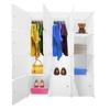 Boxed Elite Customizable Cube Dressing Room Wardrobe 12 Cubes/Doors 147x111x37cm