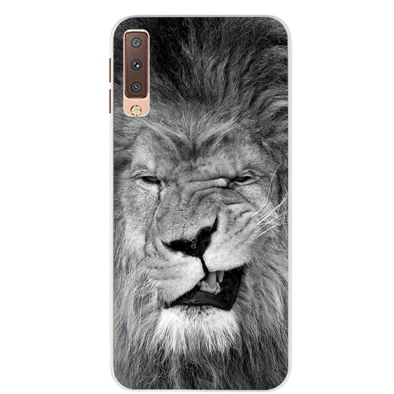 Чехлы для Samsung Galaxy A7 2018, силиконовый цветной чехол для телефона, чехол для Samsung A7 2018 A750 A750F, защитный корпус 6,0 дюймов