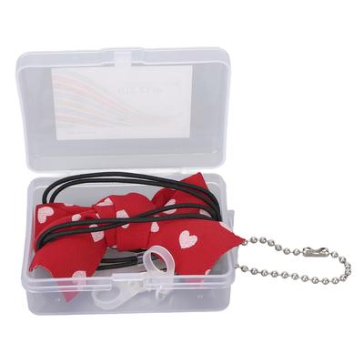 Портативный зажим для слухового аппарата, симпатичный бант, шнурок для предотвращения потери, для взрослых и пожилых людей