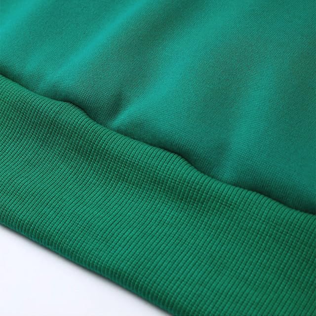 Унисекс Зеленое худи с капюшоном на Хэллоуин с принтом буквы 'T'