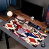 Superhero Print Mouse Pad, Anti‑Slip Desktop keyboard Mat, for PC Laptop Gaming Working Daily Use, Cool Festival Surprise Gift