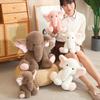 Cute Cute Baby Elephant Doll Plush Toy Elephant Doll Children Accompany Soothing Rag Doll Girl Birthday Gift