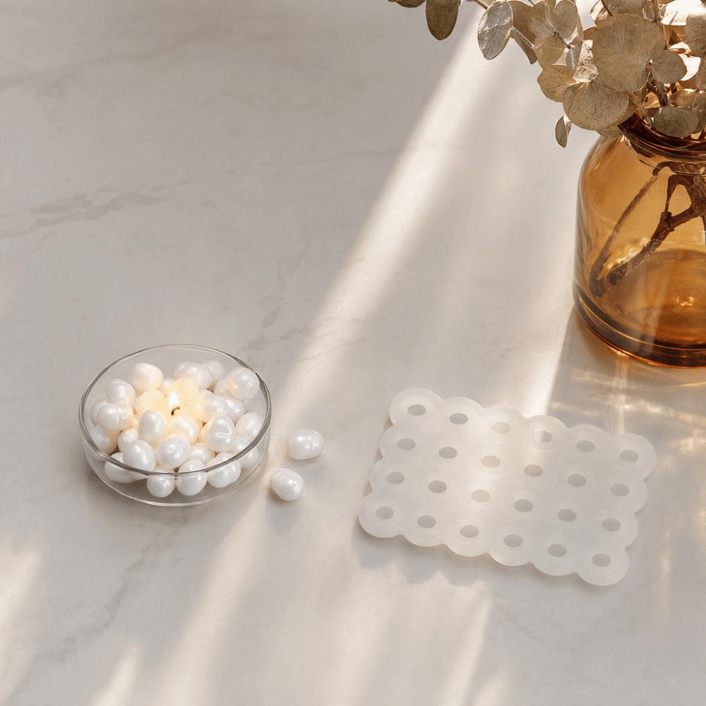 Heat Resistant Wax Melt Mold 24 Cavity DIY Soap Mold Premium Scented Wax Mold Plaster Casting