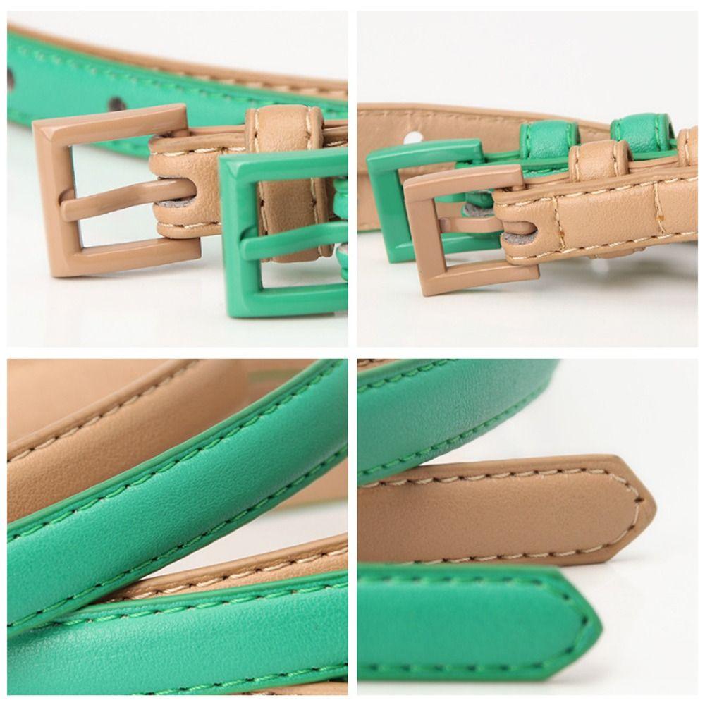 Простой тонкий пояс для брюк Y2K пояс для джинсов Новый женский пояс