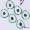 Cartoon Soft Ceramic Fruit Slices DIY Patch Material Environmentally Friendly Clay Crafts