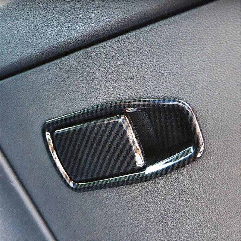 2 шт., ABS, автомобильный второй пилот, перчаточный ящик, декоративная рамка, накладка, внутренние наклейки для BMW 3 серии G20 G28-21, автоаксессуары