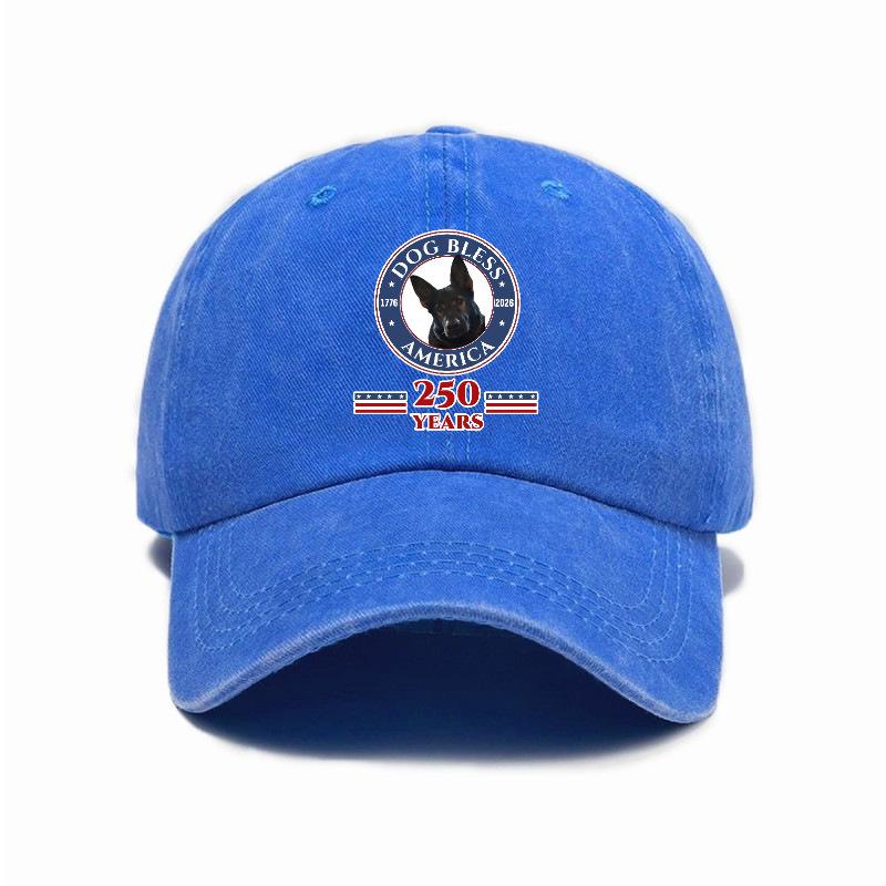 Popular retro anniversary print washed old soft top sunshade baseball cap unisex hat