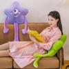 Green Star Cushion One-eyed Monster Expression Cushion Funny Cute Long Legs Plush Toy Creative Doll Girl