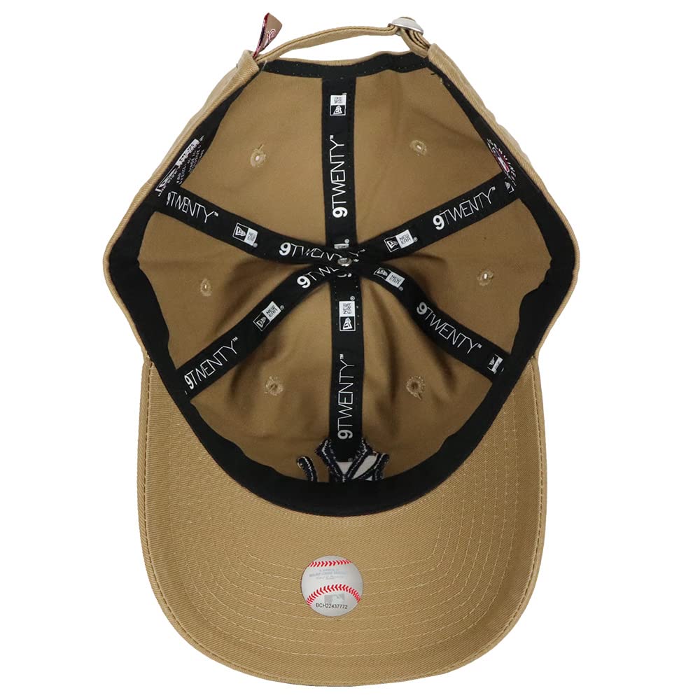 New Era Кепка 9TWENTY MLB New York Yankees Низкопрофильная Бежевая Один Размер Параллельный Импорт