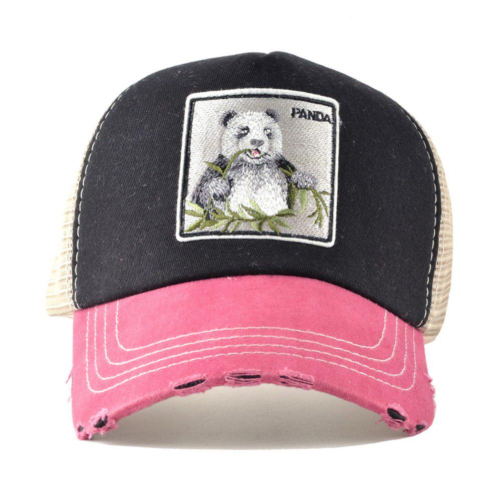 Summer Baseball Cap Women Outdoor Breathable Mesh Hats For Men Unisex Hip Hop Caps Fashion Panda Hat