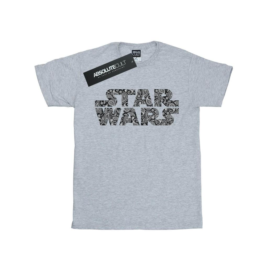 Star Wars Mens Paisley Logo T-Shirt