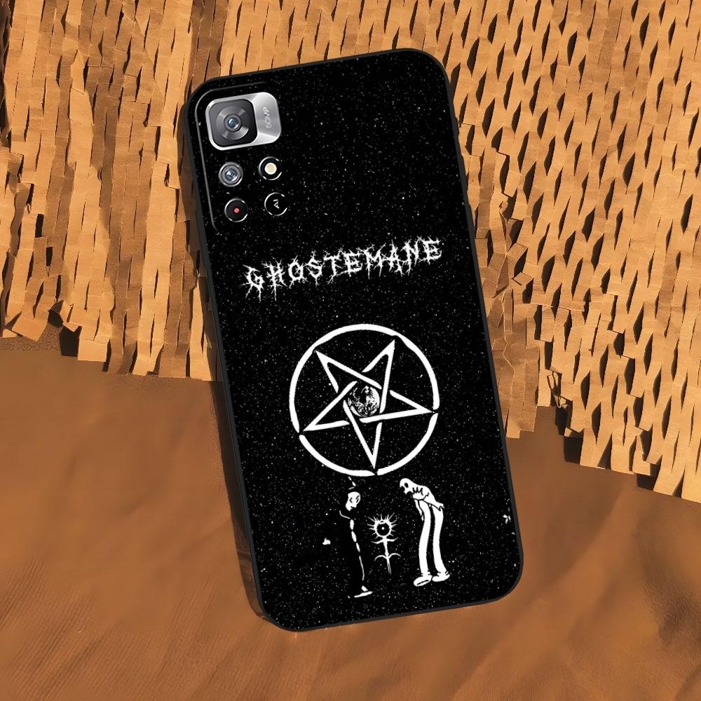 Чехол для телефона Ghostemane для Xiaomi 15 14 13 12 Mi 11 ultra Pro Lite Черный Мягкий Силиконовый Чехол