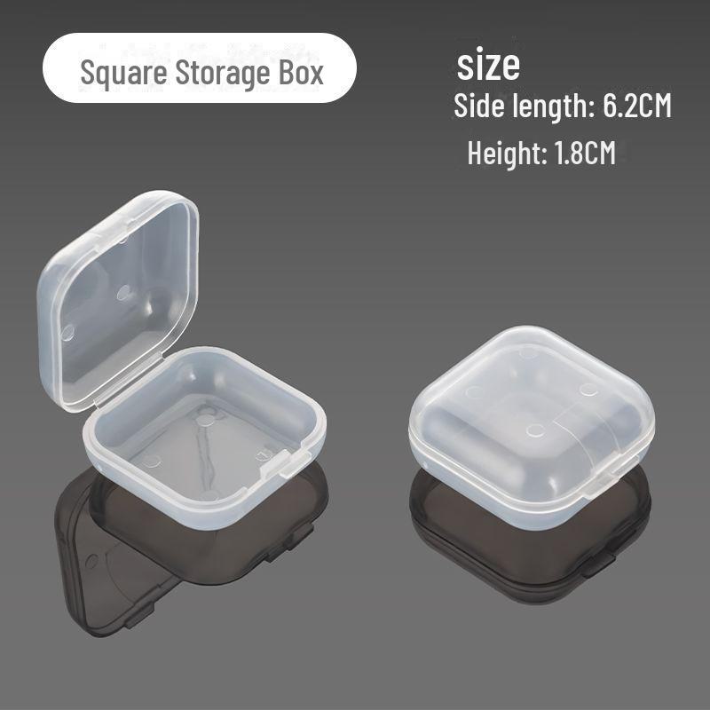 Прозрачный пластиковый футляр для хранения берушей и ювелирных изделий