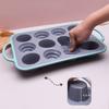 Силиконовая форма для торта, круглая форма для выпечки с 12 отверстиями, силиконовая форма для выпечки в духовке