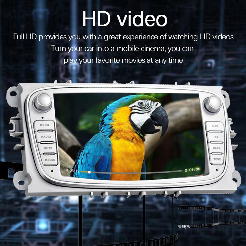7-inch Android GPS Navigation for Ford 06-11: Capacitive Screen Carplay MP5 Player