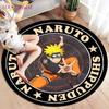Anime Naruto Round Carpets for Living Room Rugs Soft Flannel Floor Area Rug Bedroom Carpet Mat for Children Kitchen Rug