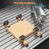 Aluminum Alloy CNC Woodworking Groove Clamp - Type 30/19 Guide Rail Desktop Positioning Clamp