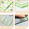 Ruler for Sewing, 30 X 5 Cm Acrylic Measuring Ruler Patchwork Ruler with Grid Line for Sewing and Crafts, Transparent