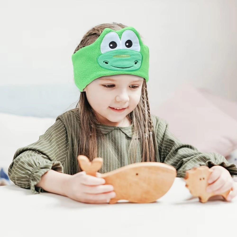 Thin Speakers Bluetooth Headphones Eye Mask Soft Plush Speakers Headband Not-in-Ear Design