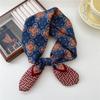 65 Модный стиль хлопок и пенька маленький квадратный шарф для женщин профессиональный декоративный шарф двойного назначения шаль верхняя одежда весенний и осенний шарф