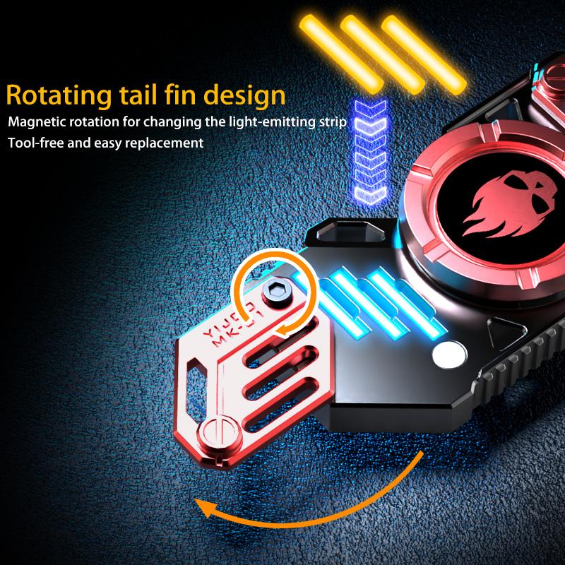729 световых эффектов, комбинации, спиннер, металлические игрушки для мужчин, вращающийся гироскоп, напальчник, антистресс, EDC, подарки для снятия стресса