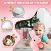 Movements Electric Plush Rabbit Toy Wag Tail Walking Interactive Bunny  Kids Toy
