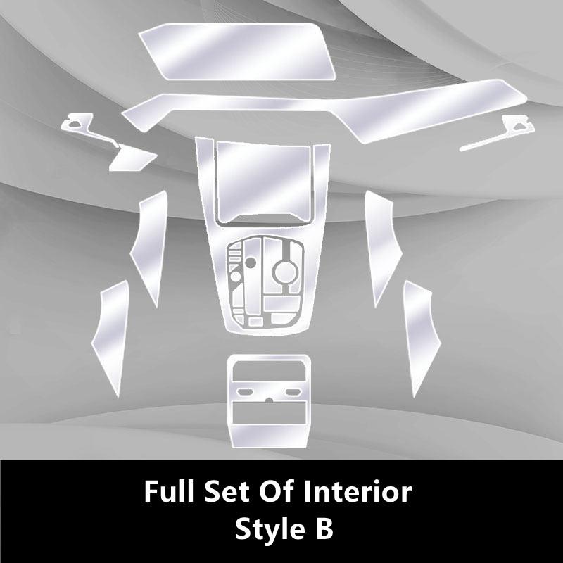 For BMW X5 19-21 G05 Car Interior Center Console Transparent TPU Protective Film Anti-scratch Repair Film Accessories Refit