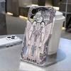 Чехол для телефона в стиле ретро «Купидон-ангел» для iPhone 16 15 14 13 12 11 Mini Pro Max X XR XSMax 7 8 Plus SE2020 Чехол-накладка Funda