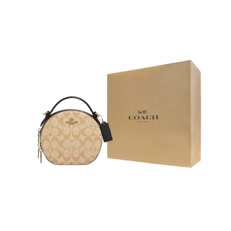 COACH Canteen Artificial Leather Crossbody Bags Regular Women's Monogram Khaki CC729-IMUOH