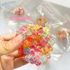 Сенсорная игрушка-фиджет для взрослых и детей, медленно восстанавливающий форму мягкий мячик, снятие стресса, креативная эластичная игрушка для сжимания с жемчужинами для офиса, школы
