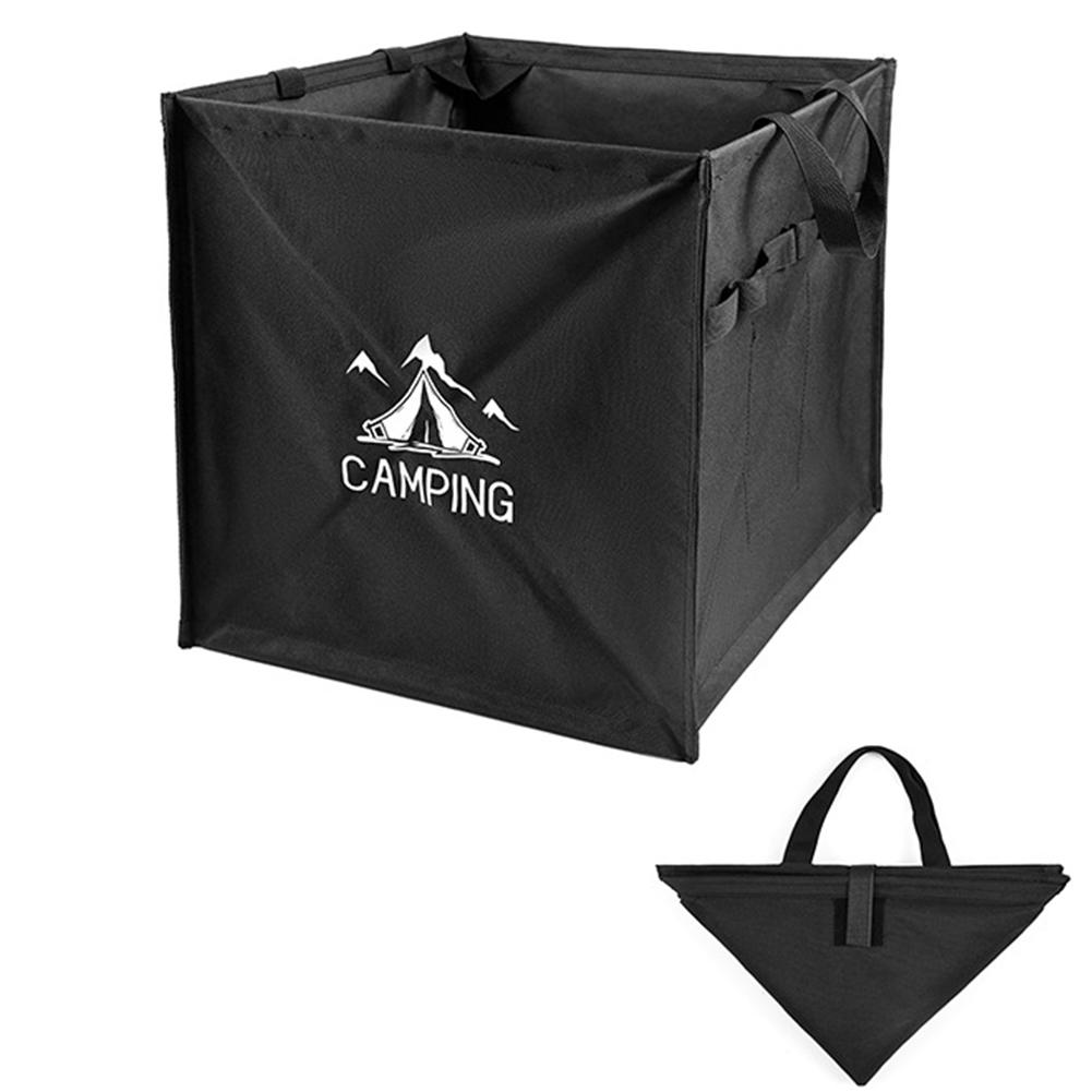 60 л складная корзина для грязной одежды портативный садовый мешок для мусора многоразовый мусорный бак для кемпинга с ручкой для барбекю, пикника, пешего туризма