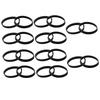 Резиновые уплотнительные шайбы 40 мм для сантехники Набор 20 шт. для раковины и сливных труб