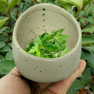 Керамическая миска для очистки трав Ручная работа Чашка для очистки трав с разными