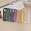 Прозрачный конфетный цвет, подходит для iPhone15promax Apple 14 Чехол для мобильного телефона 11 Полное покрытие 1613 Силиконовый чехол