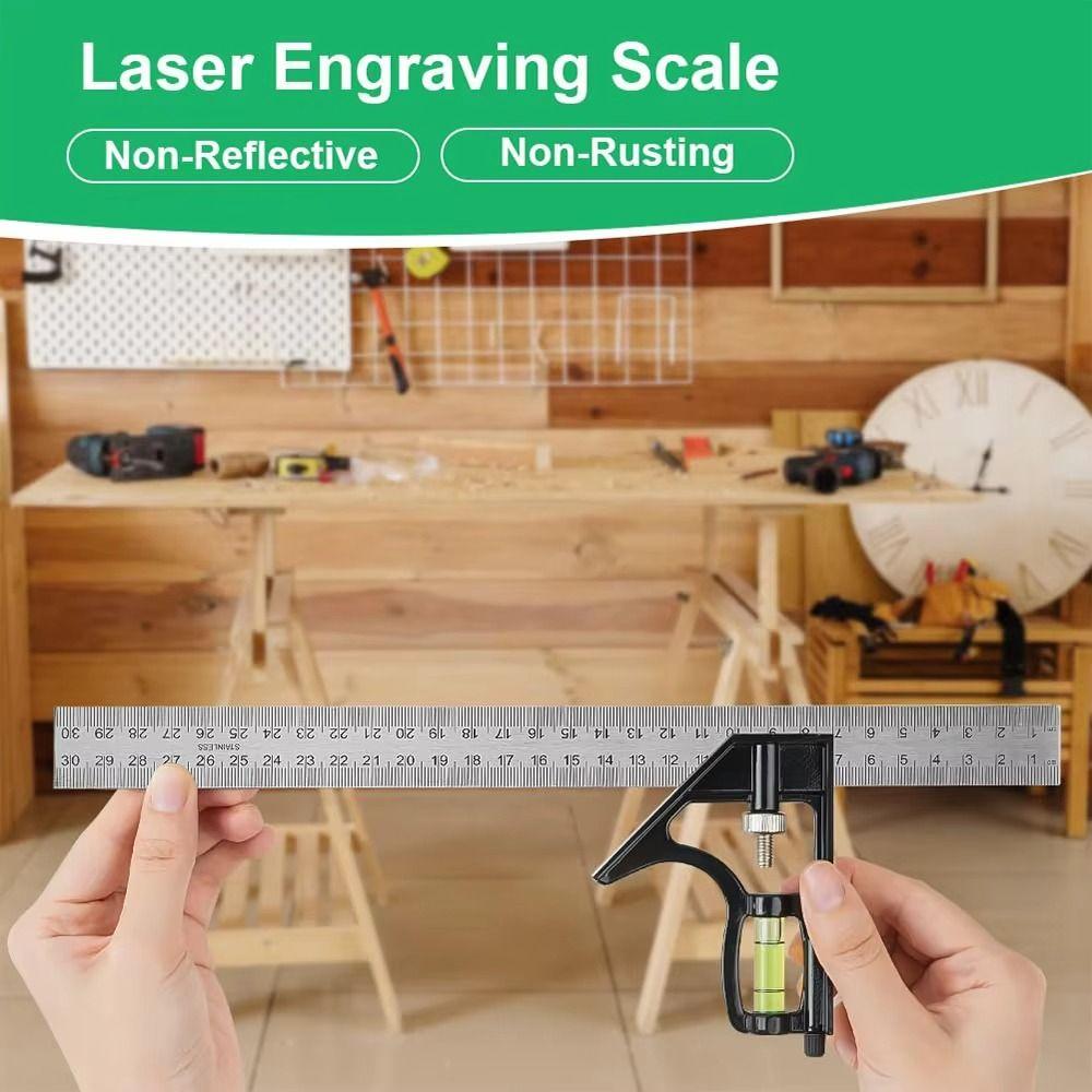 Durable Spirit Level Stainless Steel Angle Measuring Tool Construction